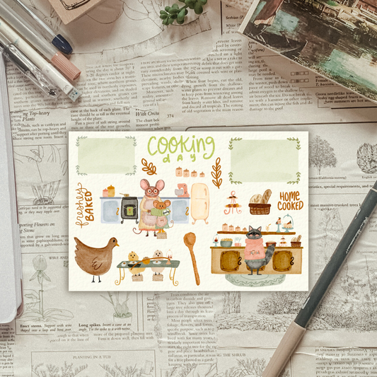 Cozy Kitchen Sticker Sheet