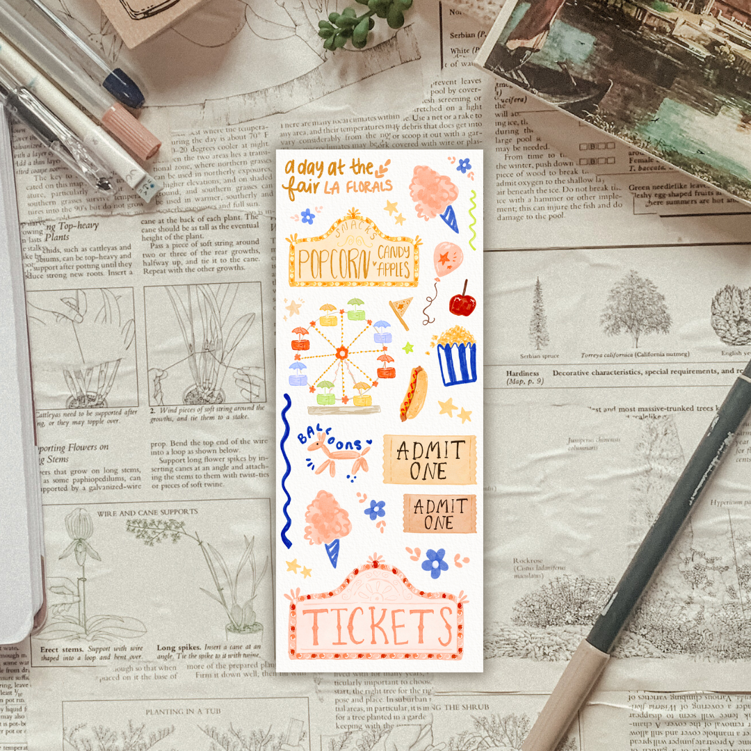 A day at the fair Sticker Sheet