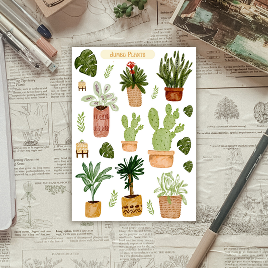 Jumbo Plants Sticker Sheet