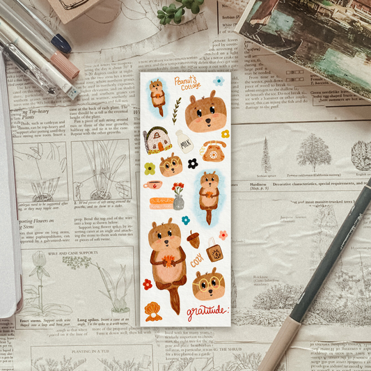 Peanut's Cottage Sticker Sheet