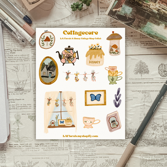 Original Cottagecore Sticker Sheet