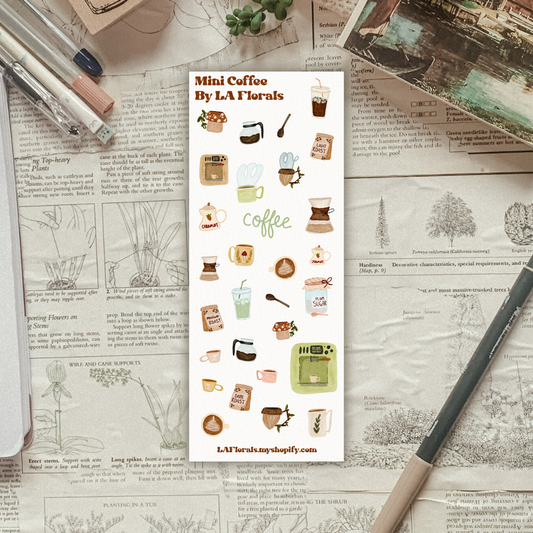 Mini Coffee Sticker Sheet