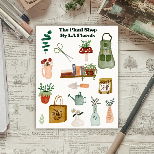 Plant Shop Sticker Sheet
