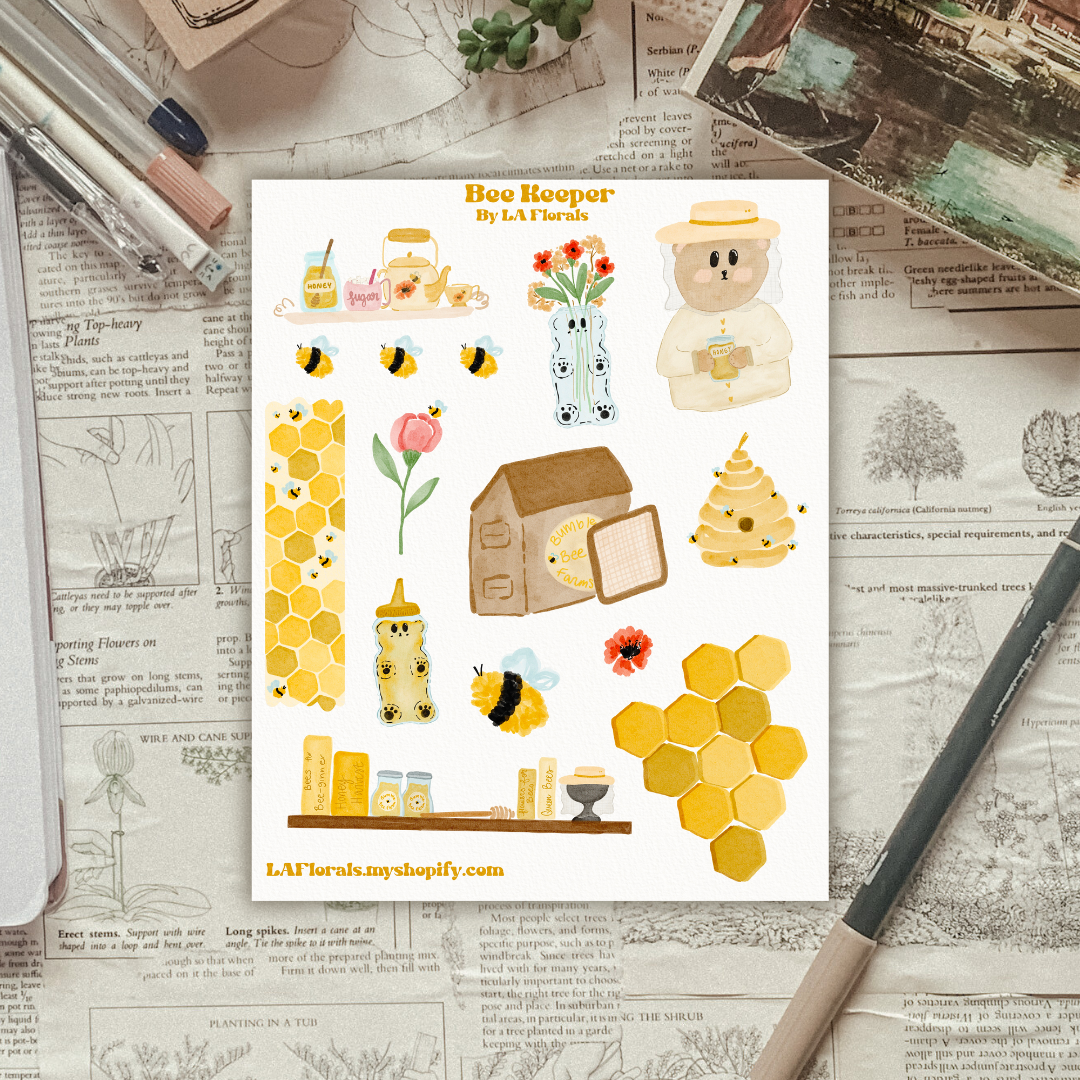 Bee Keeper Sticker Sheet