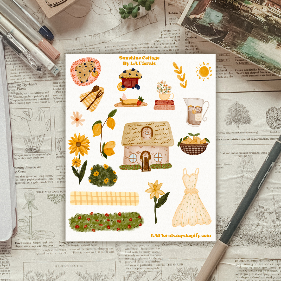 Sunshine Cottage Sticker Sheet