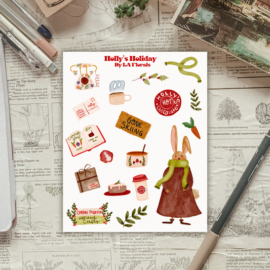 Holly the Bunny Sticker Sheet