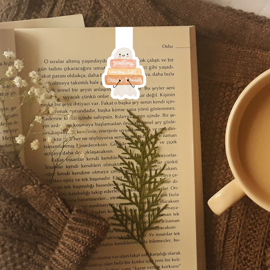 Reading Ghost Folding Magnetic Bookmark