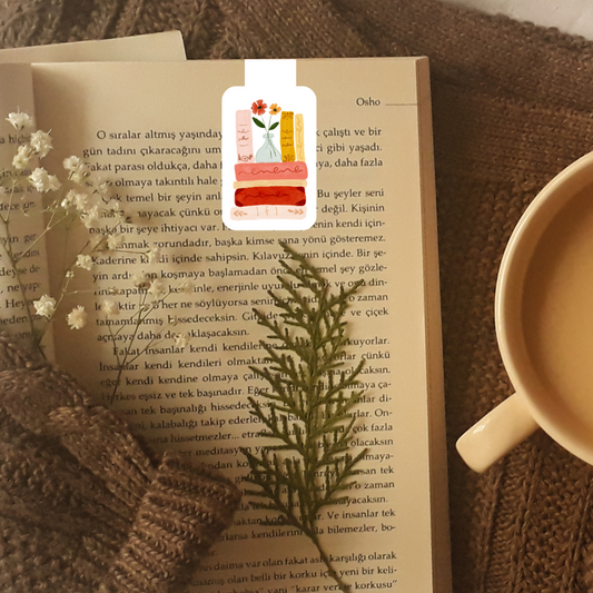 Pastel Bookshelf Folding Magnetic Bookmark