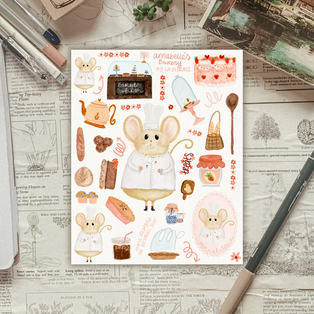 Annabelle the Mouse Sticker Sheet