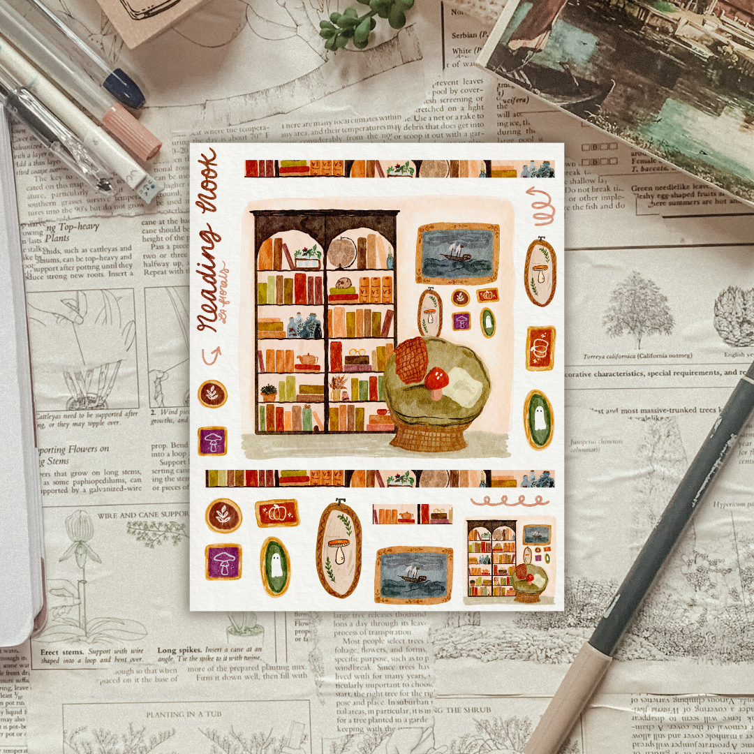Jumbo Reading Nook Sticker Sheet
