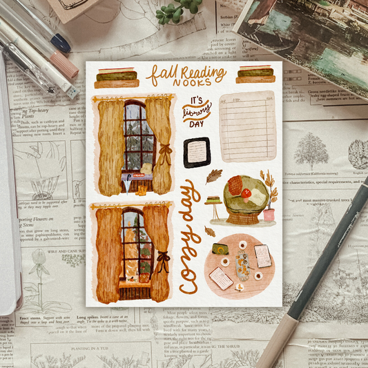 Reading Nooks Sticker Sheet
