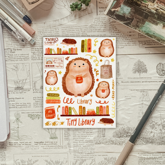 Thistle's Library Sticker Sheet
