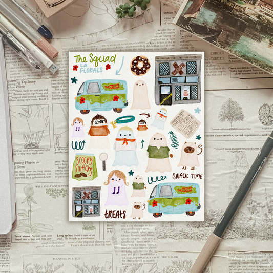 Solving Mysteries Sticker Sheet