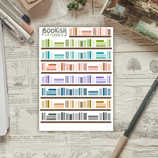 Build your own bookshelf Sticker Sheet