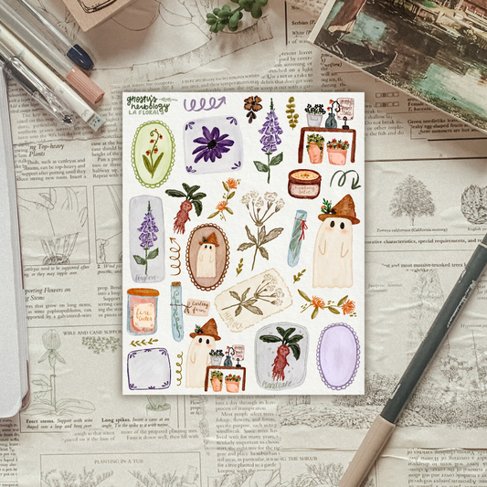 Ghost Apothecary Sticker Sheet