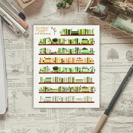 Abandoned Shelves Sticker Sheet